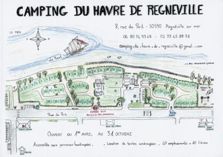 Le Camping Camping du Havre de Regneville